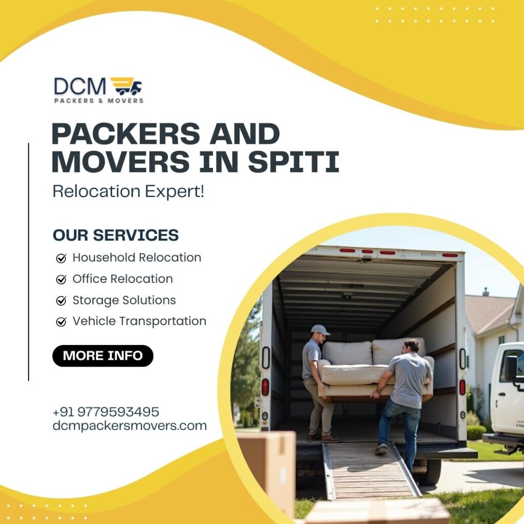 Packers and Movers in Spiti