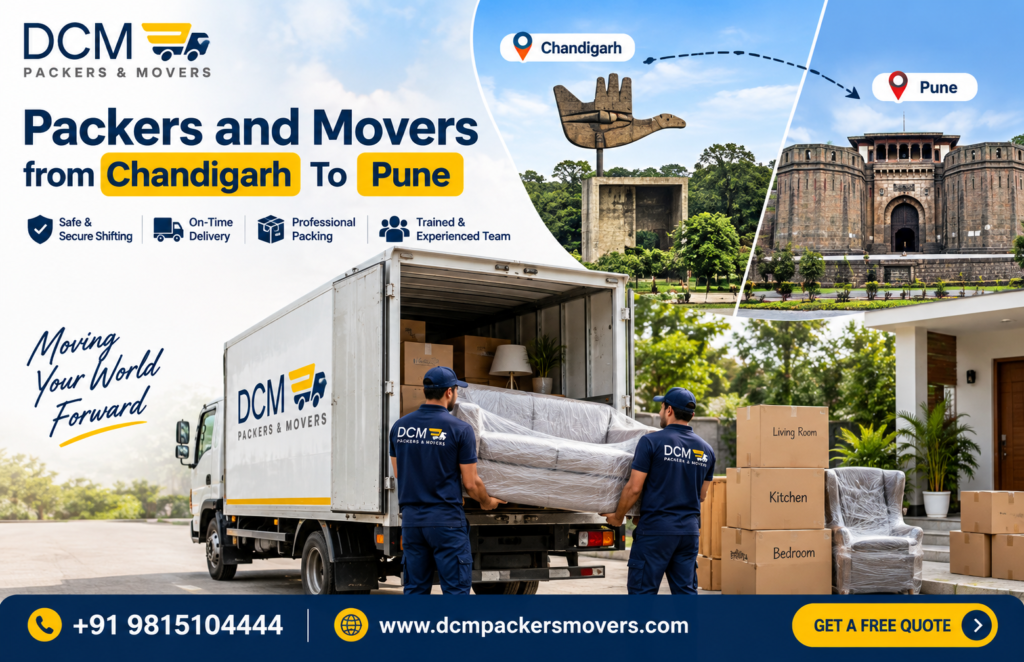 Packers and Movers from Chandigarh To Pune