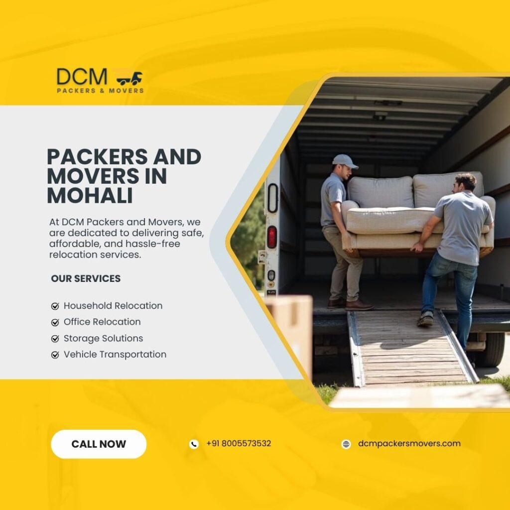 Packers and Movers in Mohali