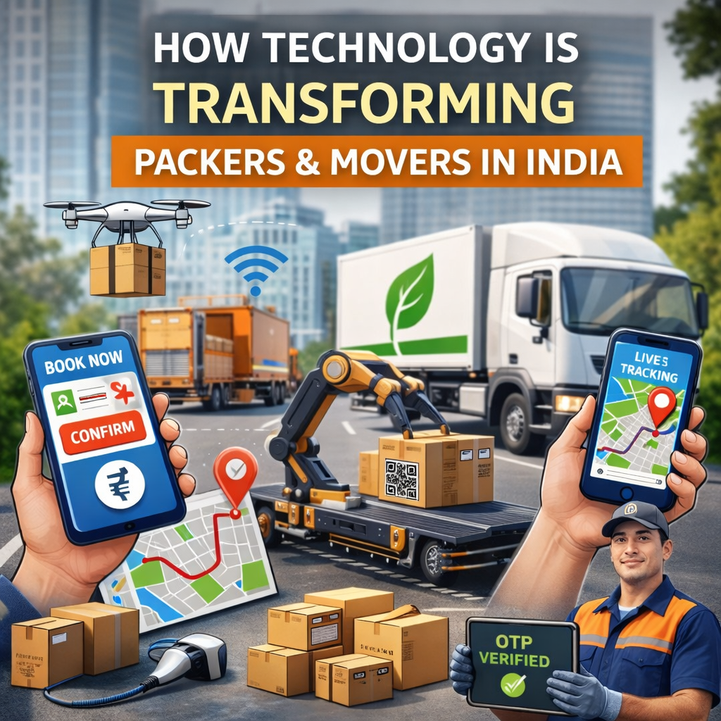 How Technology is Transforming Packers and Movers in India