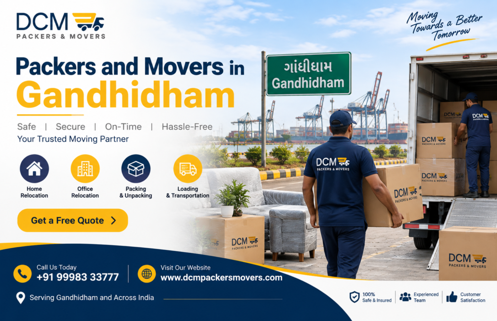 Packers and Movers in Gandhidham