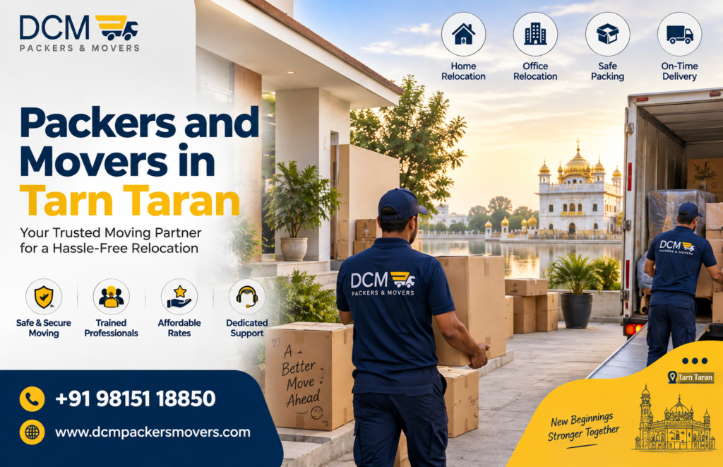 Packers and Movers in Tarn Taran